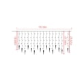 thumbnail image 3 of New Release, LED Ice Bar Lights Icicle Lights Curtain Lights Eight Function Controller For Indoor Outdoor Christmas Day Ambient Decorative Lights, Plastic Akmoler, 3 of 9