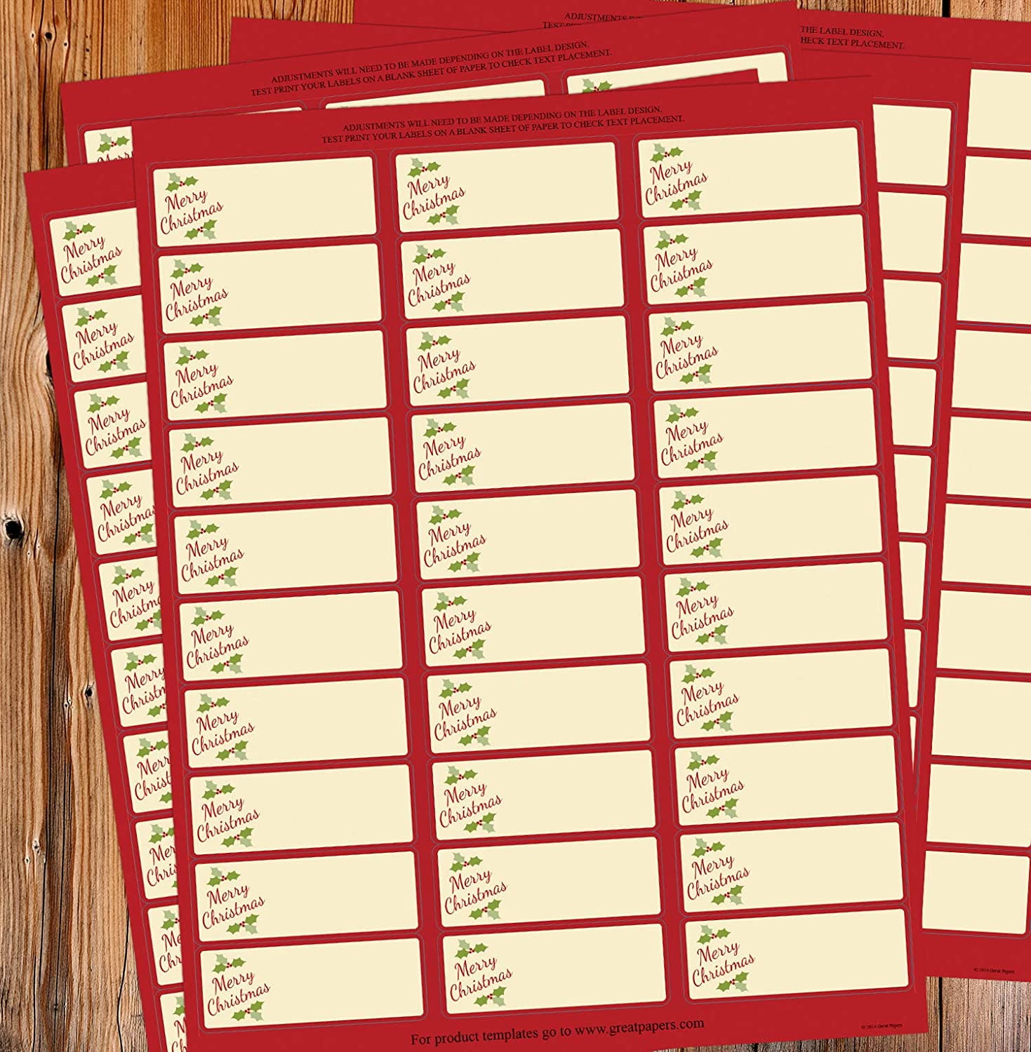 Great Papers! Gift Package Gift Package 30-Up Address Label 5 sheets/150 Labels, 1" x 2.625" (2014072)