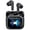 Black, variant on Teetheory White Wireless Earbuds, ANC+ENC Noise Canceling, Touch Screen, Bluetooth 5.4, 48H Playtime