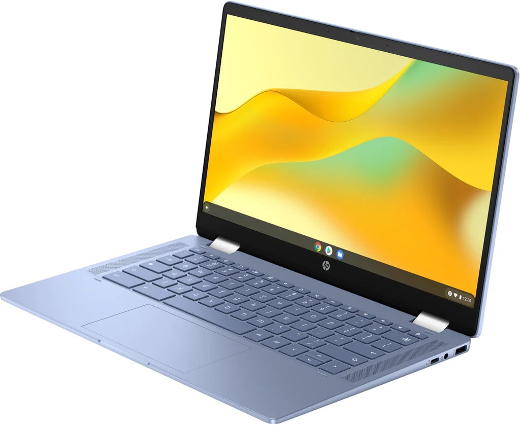 HP Chromebook x360 14b-cd0013dx 14" Touch Intel Processor N100 0.8 GHz 4GB RAM 64GB eMMC Intel UHD Chrome OS, Sky Blue - A28Q7UA