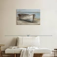 thumbnail image 2 of Elephant Stock Whitewashed Boat I Wall Art - Horizontal Canvas Wall Art - Living Room Wall Decor - Transportation Canvas - Blue And Beige Decor By Ethan Harper - 30" x 20", 2 of 8