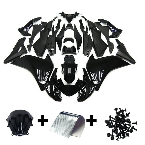 Sportfairings Motorcycle ABS Black Fairings Kit for Honda CBR250R 2011 12 13 2014 Bodywork