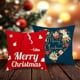 thumbnail image 5 of Kearding Funda de almohada navideña con estampado navideño, funda de cojín para sofá, funda de almohada, decoración para el sofá del hogar Kits de decoración para fiestas No.11, 5 of 6