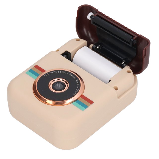 Cámara Digital Para Niños, Cámara Fotográfica HD Para Niños, Impresión De 2,4 Pulgadas Con 6 Rollos De Papel De Impresión Para Niños ANGGREK Kids Camera