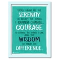 thumbnail image 2 of Serenity prayer EXTRA LARGE high QUALITY wall art print perfect for decorating kitchens homes bathrooms bedrooms hallways Aqua huge big massive, 2 of 3