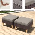 thumbnail image 2 of POCASSY Wicker Outdoor Ottoman, 2 of 3
