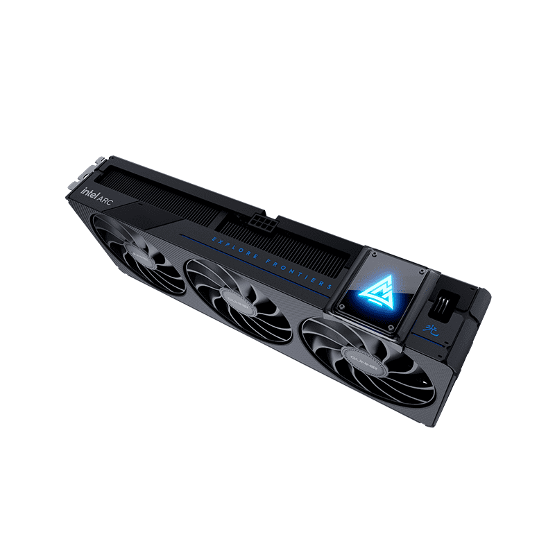 GUNNIR Intel Arc B570 Photon 10G OC Gaming Graphics Card (PCIe 4.0, 10GB GDDR6, HDMI 2.1) Black