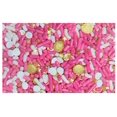 thumbnail image 2 of Sprinkle Deco® Pink Gold & White Princess Edible Decoration Confetti Sprinkles Cake Cookie Cupcake IceCream Donut Quins, 2 of 3