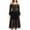 Green, variant on Oksale Medieval Dress for Women Retro Elegant Mesh Sheer Lace Up Midi Dresses Cold Shoulder Long Sleeve Renaissance Gothic Dress Navy S