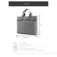 thumbnail image 2 of Bolso para ordenador portátil de mano para negocios, bolso para documentos con textura informal, maletín de oficina, bolso para ordenador portátil, bolso para archivos portátil para hombre,, 2 of 5