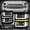 Black/Clear, variant on Nuvision for 14-15 Silverado 1500 U-LED DRL Sequential Signal Headlights Smoked/Clear