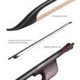 thumbnail image 3 of ammoon Arco de violín barroco 4/4 con varilla de fibra de carbono, estuche de madera de serpiente y crin de caballo, en tubo PVC., 3 of 5