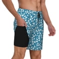 thumbnail image 2 of Balery Beautiful Floral Mens Swim Trunks Swim Shorts for Men Quick Dry Inseam Beach Shorts with Compression Liner Pocket-Large, 2 of 9
