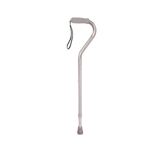 Drive Medical Foam Grip Offset Handle Walking Cane, Silver Walmart
