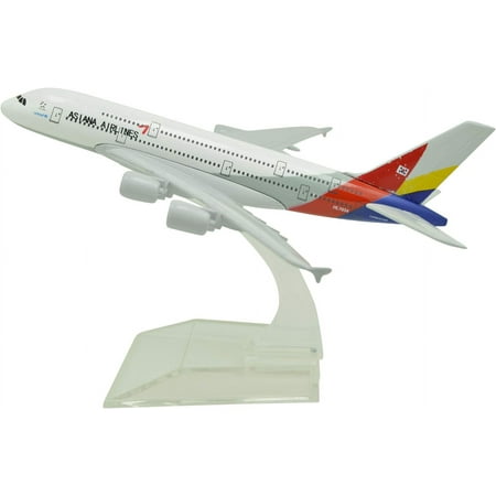 1:400 16cm Air Bus A380 Asiana Airlines Metal Airplane Model Plane Toy Plane Model