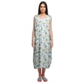 thumbnail image 1 of Moomaya Chemise de Nuit d'Allaitement à Col Rond Imprimé pour Femmes en Coton, 1 of 5