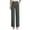 12# Dark Gray, variant on Pants for Senior Women Stretchy High Rise Perfect Drape Casual Pants Breathable Wide Leg Trousers with Pockets 27'' Camel S