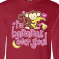 thumbnail image 3 of Inktastic I'm Bananas over You Long Sleeve T-Shirt, 3 of 4