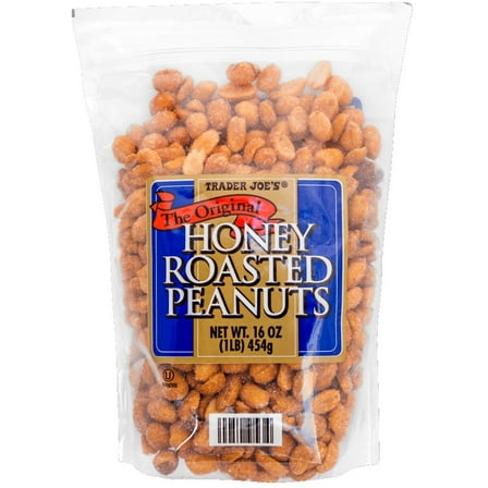 TJs Honey Roasted Peanuts 1 Lb - Pack of 3