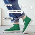 thumbnail image 6 of Men's Women's Knit High Top Sneakers Breathable Lightweight Fashion Casual Walking Shoes Air Mesh Upper Sneakers, 6 of 7