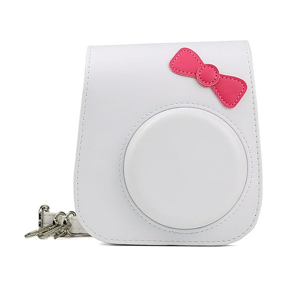 Latrodar Instant Camera Case For Mini 11/9 Leather Bag Color Case Protective Affordable&High-Quality White Home Decor