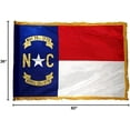 thumbnail image 4 of Indoor North Carolina State Flag Kit - 8ft Pole - Spear Plastic, 4 of 4