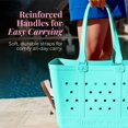 thumbnail image 3 of Bolsa de mano Simply Southern Simply Tote, grande, impermeable, espuma de mar, 3 of 7