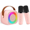 thumbnail image 1 of Máquina de karaoke MijiTrio para niños con micrófono Bluetooth, 1 of 7