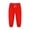 Solid Red, variant on ATAIKU Toddler Kids Boys Cotton Pull On Active Jogger Baby Girls Pure Color Long Pants Casual Sweatpants 4T