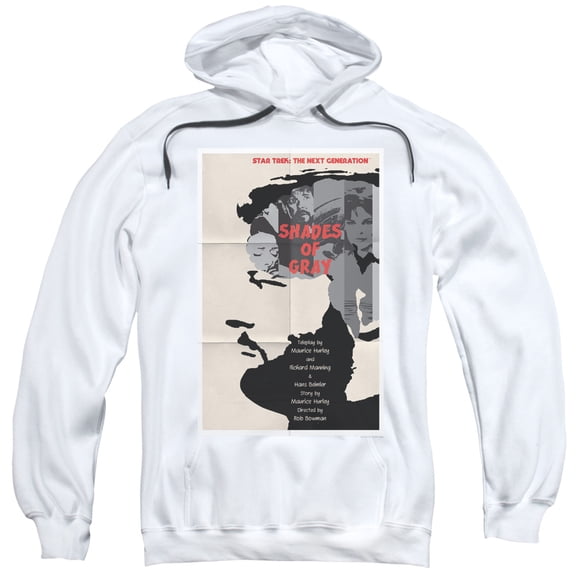 Star Trek Tng Season 2 Episode 22 Adult Pullover Hoodie Sweatshirt White