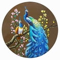 thumbnail image 1 of Cuadros Decorativos Juego de bordado chino de lienzo de flor de pavo real de 11 quilates, punto de cruz impreso completo DIY DQrwqpou Nuevos Originales, 1 of 8
