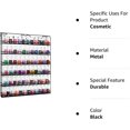 thumbnail image 6 of AMT 6 TIER Metal Nail Polish Racks for the Wall, Up to 192 BOTTLES, Quality Nail Polish Display, Young Living Essential Oils Organizer. Holds up to 192 Bottles (Black), 6 of 6
