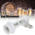thumbnail image 3 of Transparent Ball Lock Keg Disconnect with Internal Check Valve Beer Keg Connector Accessories, 3 of 7