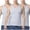 Gray, variant on 3 PC Men's Shirt Tanks Casual Solid Color Cotton Tank Tops Moisture-Wicking Sleeveless Undershirts Tank Shirt for Men