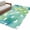 Green, variant on Easter 2'x6' Runner Rugs for Hallway Kitchen Bedside Non Slip, Spring Rabbit Silhouette Colorful Rainbow Graffiti Entryway Rug Runners with Rubber Backing, Long Carpet Runner for Laundry Room