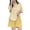 Yellow1, variant on fatyb Women's Pajama Sets Striped Short/Long Sleeve Built in Bra Tops Pants/Shorts 2 Piece Lounge Outfits