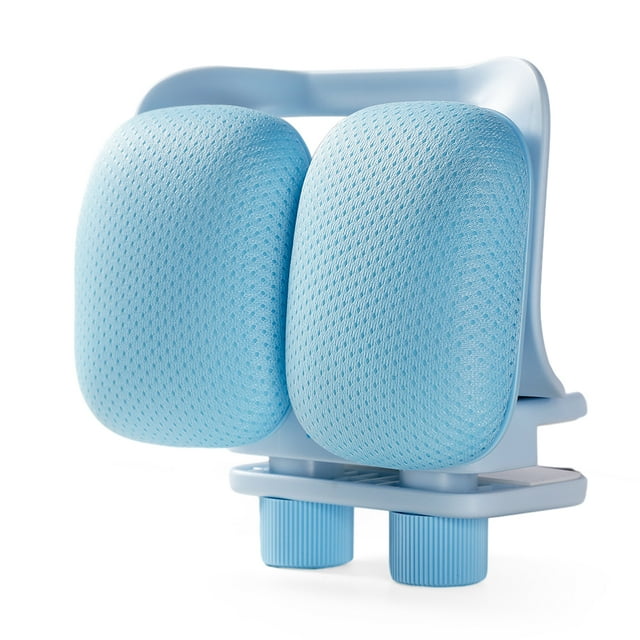 tenwin 7603 Adjustable Dual Chest Support Posture Corrector for Kids - Ideal for Writing and Napping, Height Adjustable 0-5.5CM, Fits Tables Up to 4.5CM Thick, Blue Color