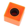 thumbnail image 1 of Micrófono Cubo cuadrado Micrófono de mano Material ABS Profesional 40 mm Agujero TV Equipo Entrevista Vogacara EL013175-03, 1 of 5