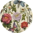 thumbnail image 5 of Dreamtimes Wall Clock Floral Butterfly 10 Inch Silent Non Ticking Quality Quartz Battery Operated Digital Round Easy to Read for Home Office Kitchen Decorative, 5 of 7