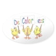 thumbnail image 1 of CafePress - Babe Chick Banner - Sticker (Oval), 1 of 1