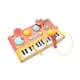 thumbnail image 3 of Instrumento de percusión, teclado de piano, juguete de piano para preescolar con micrófono, juguete de aprendizaje musical para cumpleaños de niñas y Rojo, 3 of 9