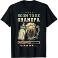 thumbnail image 2 of 100% Cotton Soon To Be Grandpa, Baby Reveal, Expecting Grandfather T-Shirt, 2 of 5