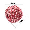 thumbnail image 2 of Cotton Thread Weave Socks Clothes Hats Clothing Practicing Prop Sewing Rope Multicolored 100 Meters for Beginners DIY Ropes red + white, 2 of 6