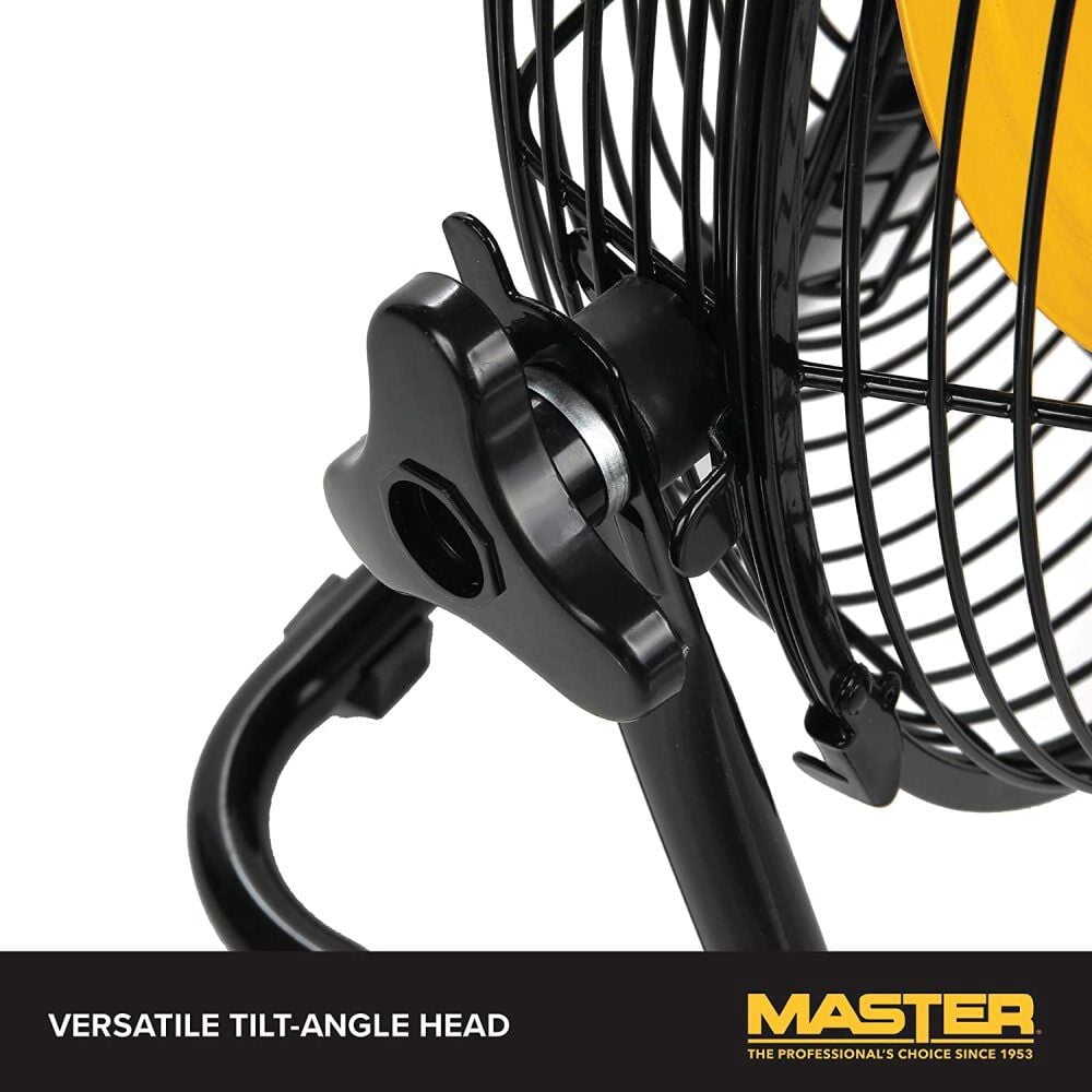 Master MAC-12F 120V 0.6 Amp High Velocity 12 in. Corded Direct Drive Floor Fan