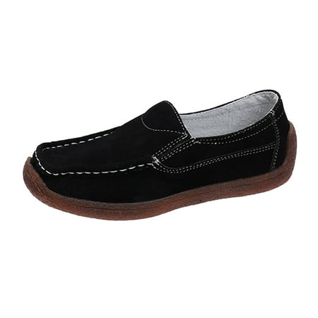 

TAIAOJING Women s Shoes Solid Color Flat Round Toe Comfortable Slip On Single Shoes Zapato