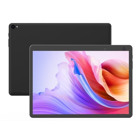 10 inch Tablet Android Tablets 32GB ROM 1TB Expandable Quad-Core Processor Tablet PC 1280x800 IPS HD Touch Screen 6000mAh Battery 2MP+8MP Dual Camera WiFi BT GMS Black
