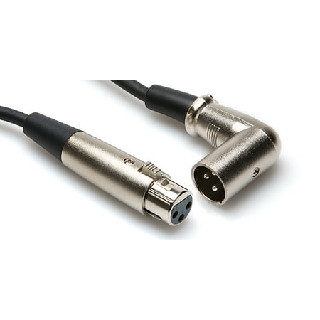 Female Xlr Right Angle - Hosa XRR-115 Cable XLR Female to Right Angled XLR Male 15ft
