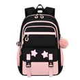 thumbnail image 2 of Backpack for Girls, 3pcs School Bookbag with Lunch Box Pencil Case Cute Girls Backpack with Bow School Bag for Elementary Middle School Students ages, 2 of 4