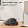 thumbnail image 3 of Ratón Trackball inalámbrico Nulea M501 recargable ergonómico, 3 of 7