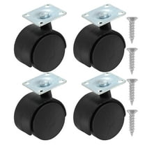 Hemoton 4PCS Furniture Casters Swivel Caster Wheels for Furniture Top Plate Mounting Casters Coffee Wheels for Table Sofa and Cabinet